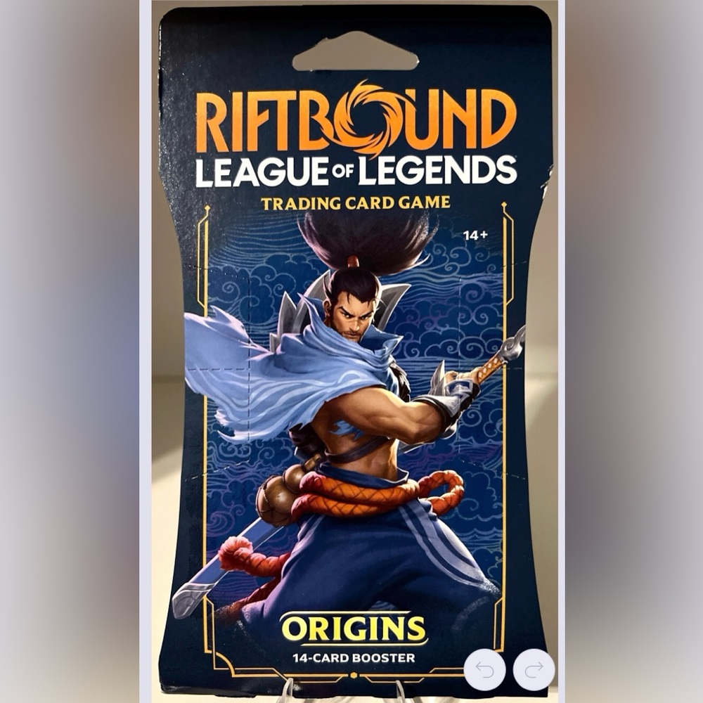 Rift bound / League Of Legends TCG: Origins (OGN) - YASUO - 1 Booster Pack